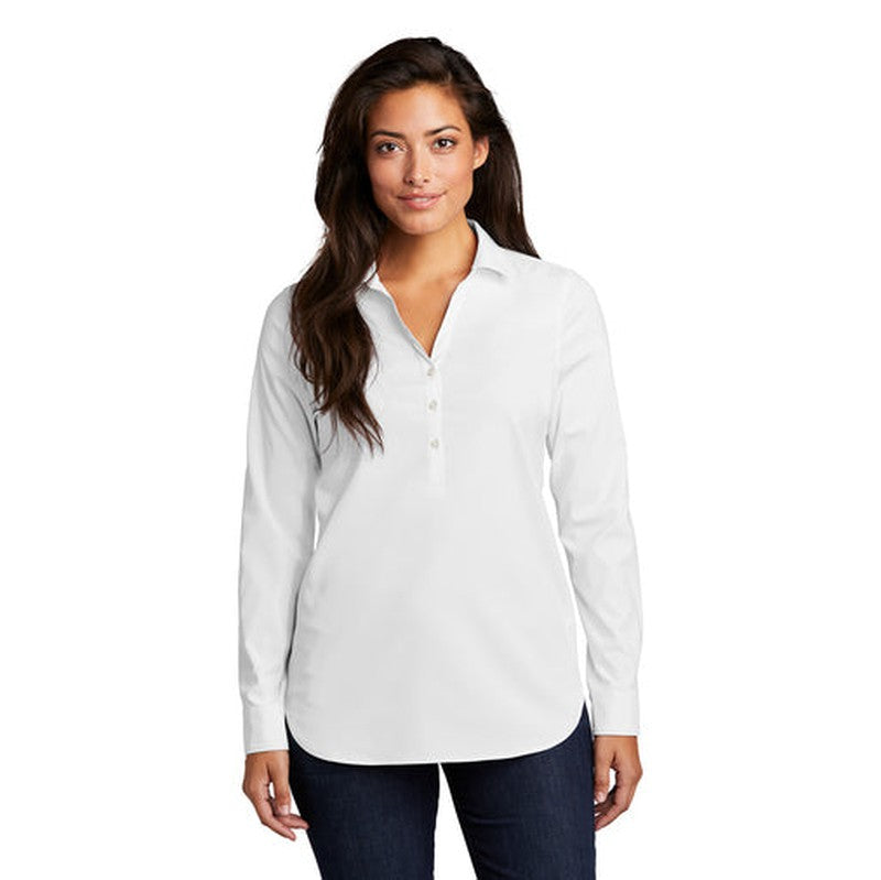 NEW INSIGNIA - Port Authority ® Ladies City Stretch Tunic - White