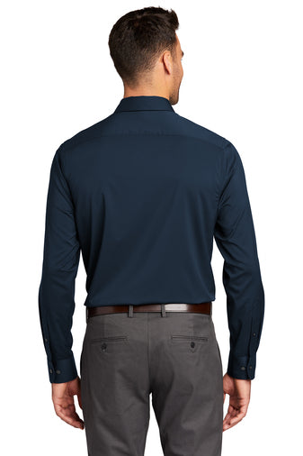 NEW INSIGNIA MEN'S - Port Authority ® City Stretch Shirt - River Blue Navy