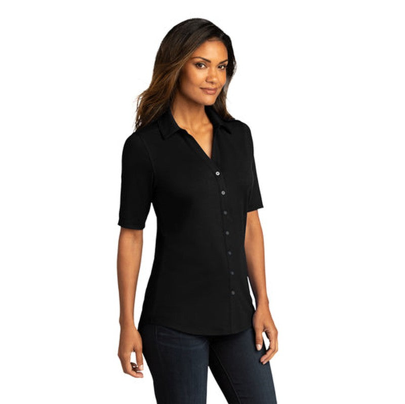 NEW INSIGNIA - Port Authority® Ladies City Stretch Top - Black