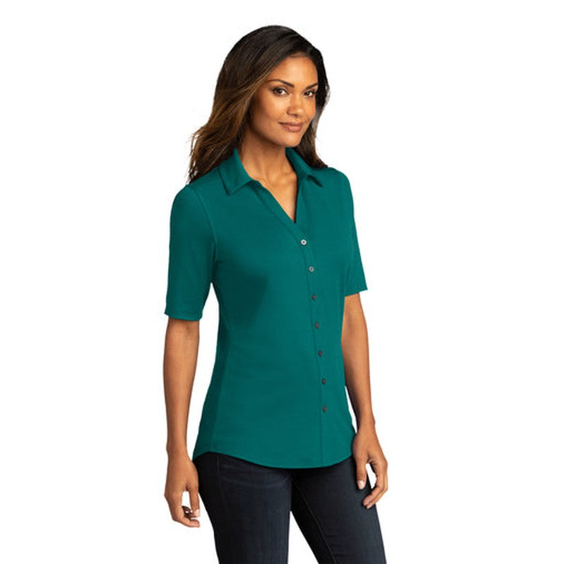 NEW INSIGNIA - Port Authority® Ladies City Stretch Top - Dark Teal