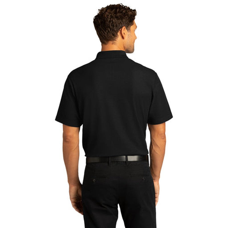 NEW INSIGNIA MEN'S - Port Authority ® SuperPro React ™ Polo - Black