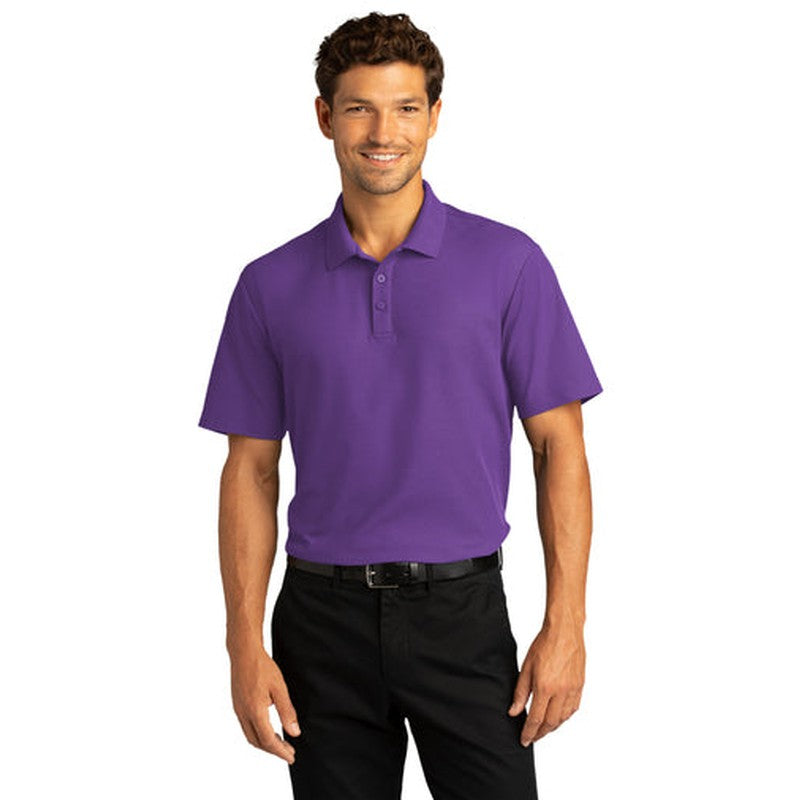 NEW INSIGNIA MEN'S - Port Authority ® SuperPro React ™ Polo - Purple