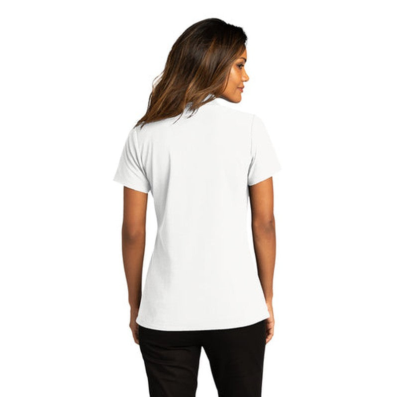 NEW INSIGNIA - Port Authority® Ladies SuperPro React™ Polo - WHITE