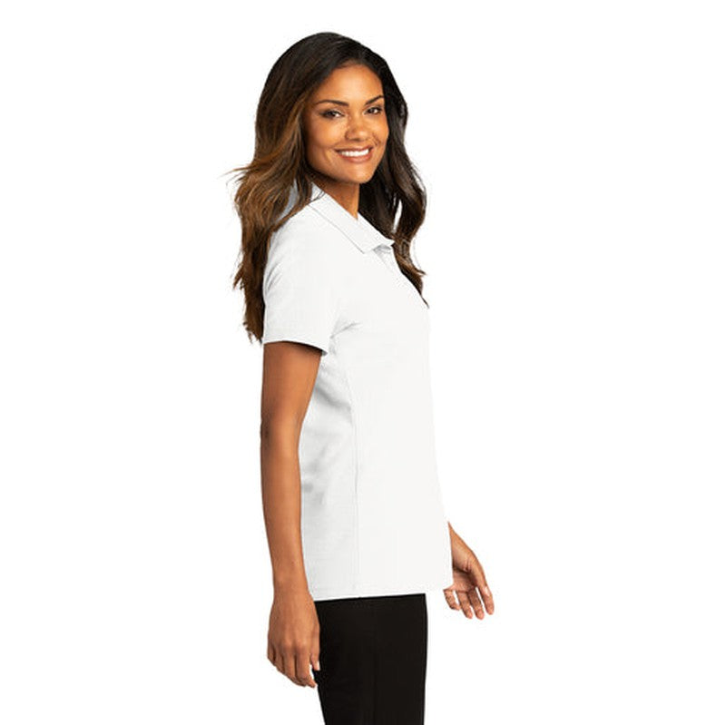 NEW INSIGNIA - Port Authority® Ladies SuperPro React™ Polo - WHITE