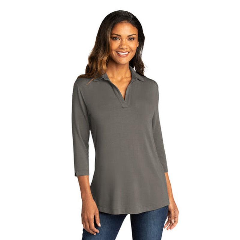 NEW INSIGNIA - Port Authority ® Ladies Luxe Knit Tunic - Sterling Grey