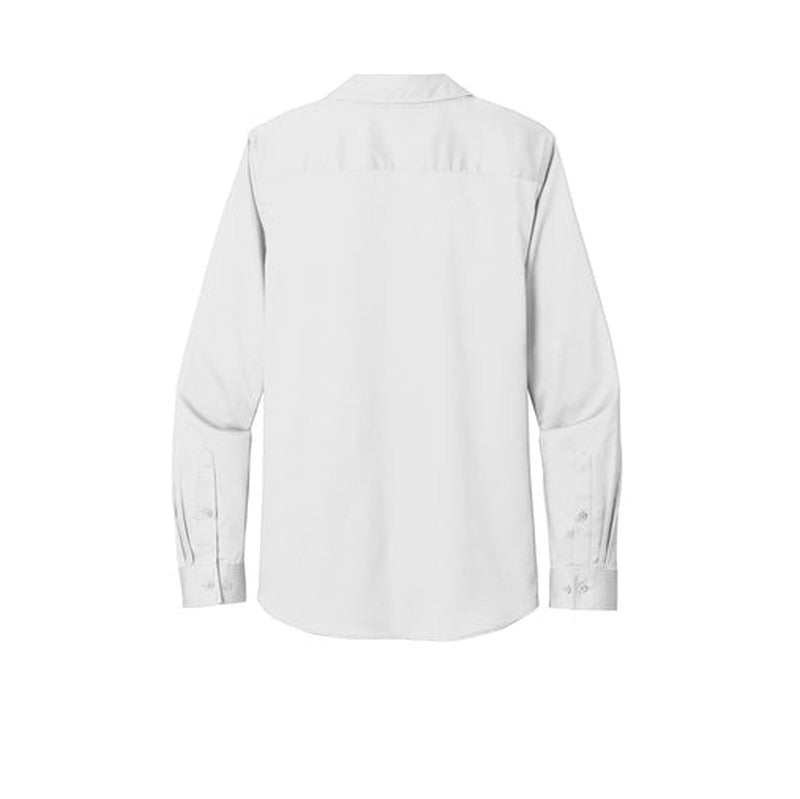 NEW INSIGNIA - Port Authority® Ladies Long Sleeve SuperPro React ™ - White