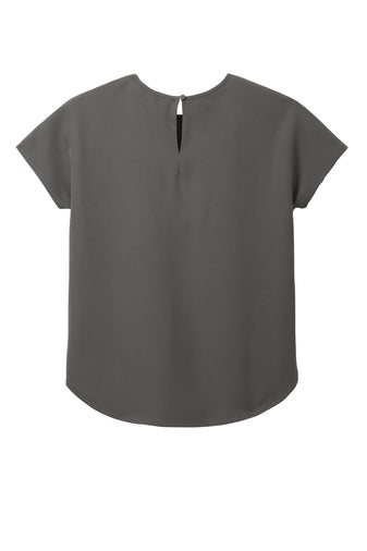 NEW INSIGNIA - Mercer+Mettle™ Women's Stretch Crepe Crew - Anchor Grey