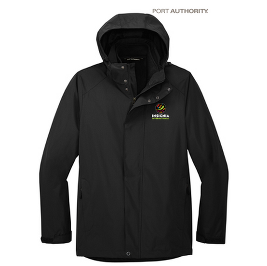 NEW INSIGNIA - MEN'S Port Authority® All-Weather 3-in-1 Jacket - Black