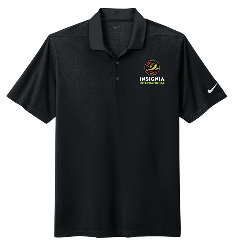 NEW INSIGNIA Nike Dri-FIT Micro Pique Polo - Black