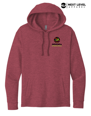 NEW INSIGNIA - Next Level™ Unisex PCH Fleece Pullover Hoodie - Heather Cardinal