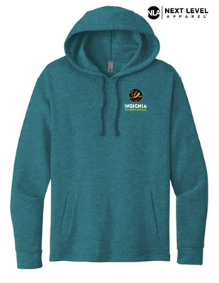 NEW INSIGNIA - Next Level™ Unisex PCH Fleece Pullover Hoodie - Heather Teal