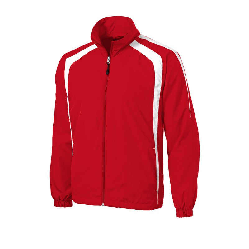 NEW INSIGNIA MEN'S - Sport-Tek® Colorblock Raglan Jacket - Red/White